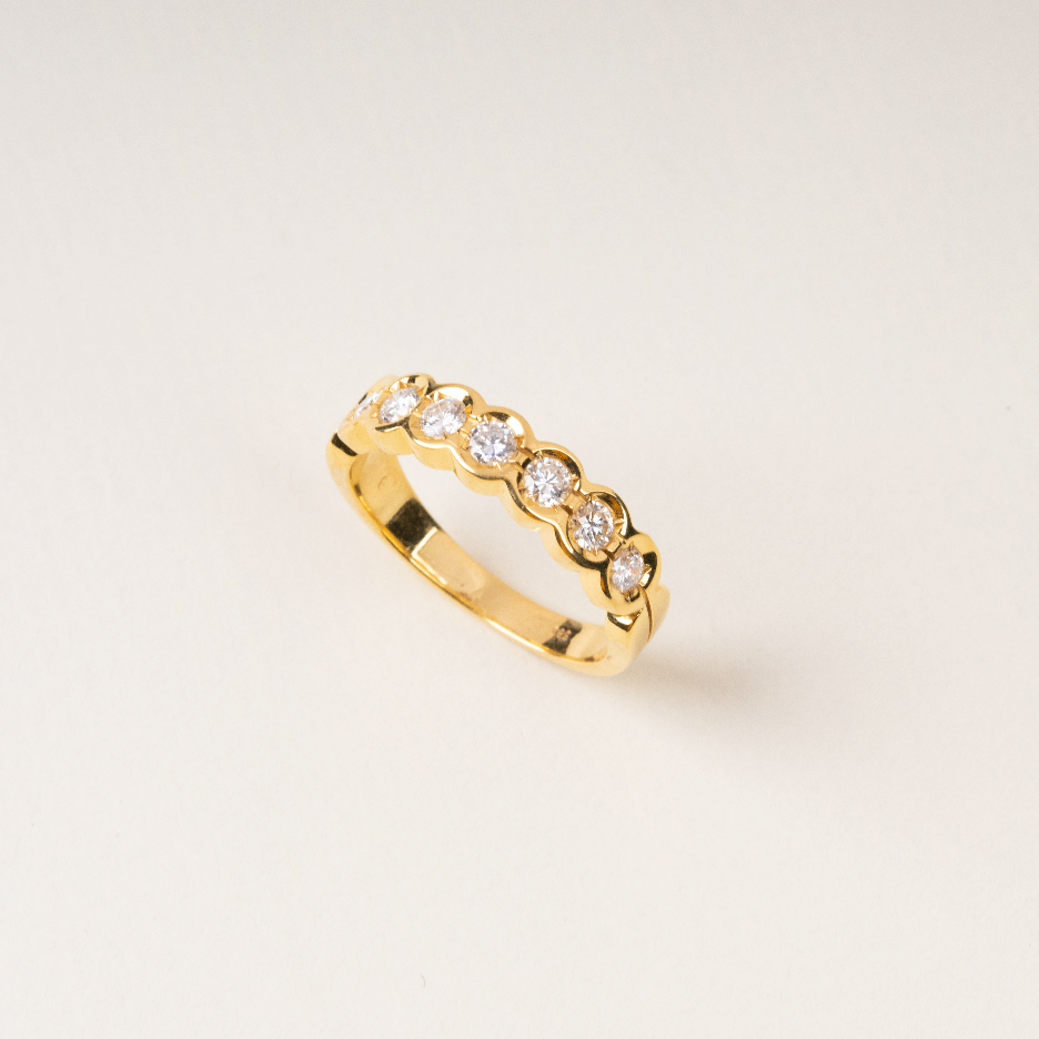 Yellow Gold Diamond Band