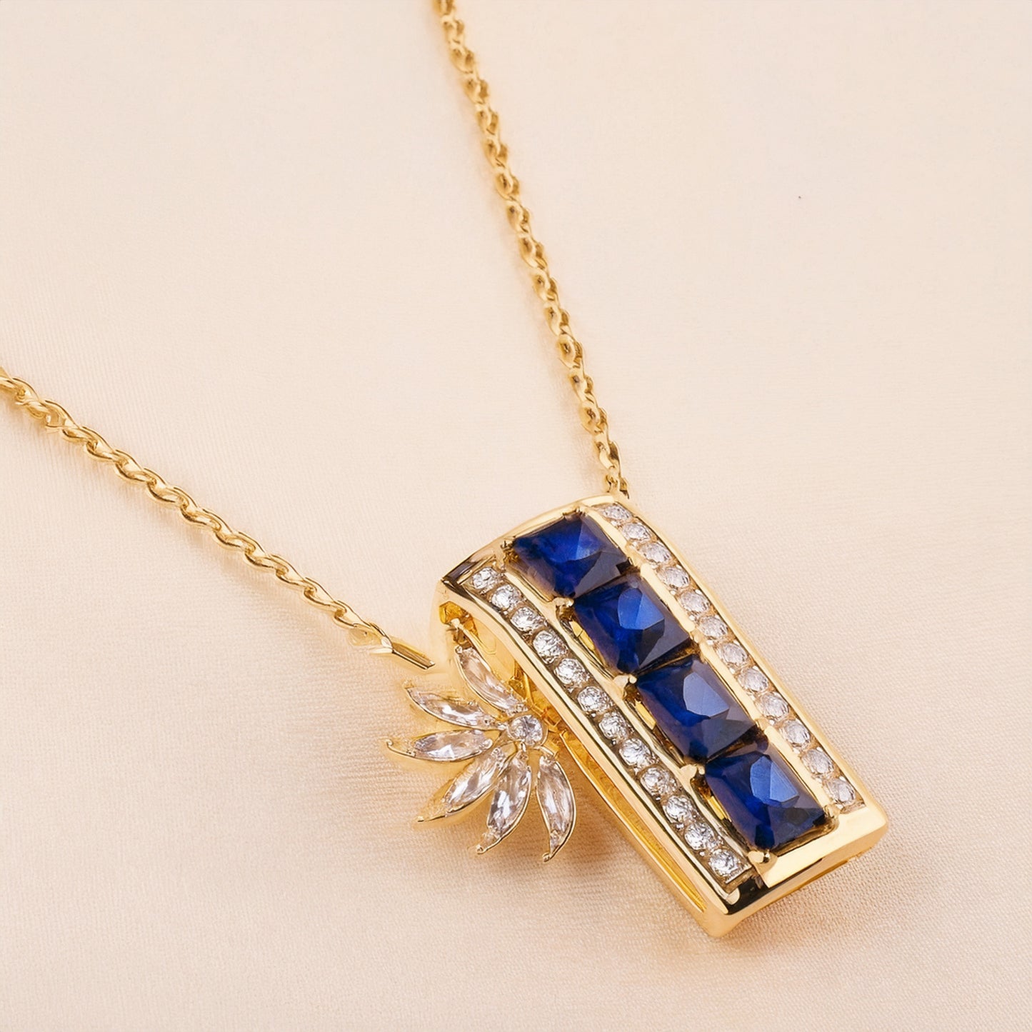 Yellow Gold Firefly Pendant